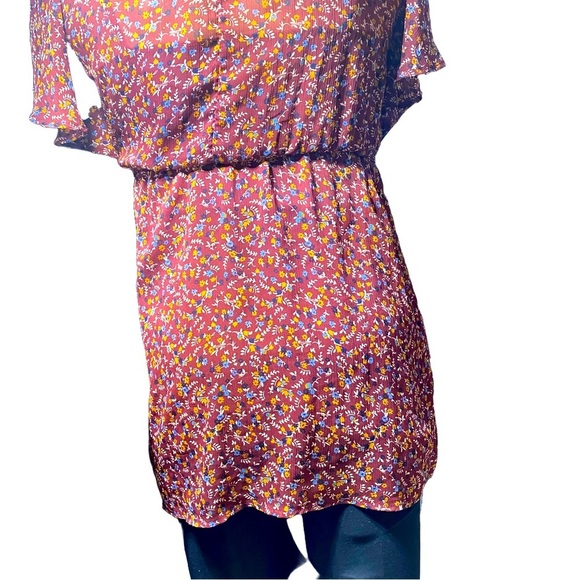 Women’s medium boho chic shirt dress with tank top liner built in - Picture 4 of 11